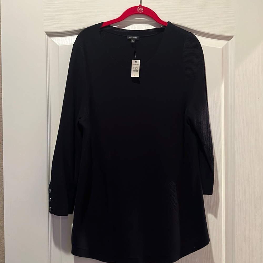 Thin sweater in navy
